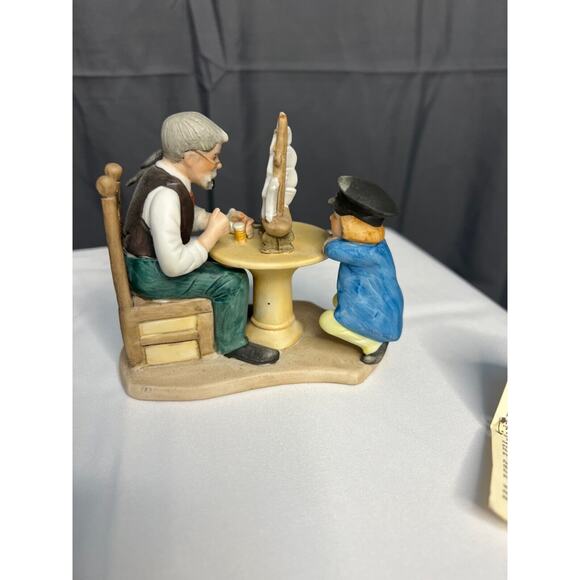 1985 Norman Rockwell Limited Edition "Sea Captain" Authentic Figurine Americana - Picture 9 of 11